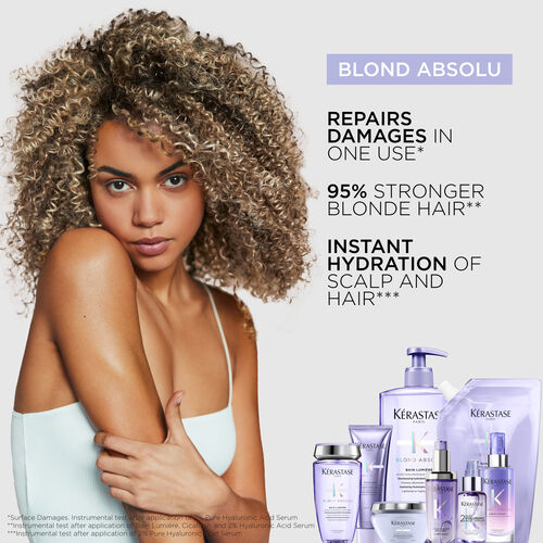 Blond Absolu Bain Lumiére Shampoo For Lightened and Highlighted Hair - AU 500ml Bain Launch Parcel salons | L'Oréal Partner Shop