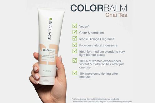 ColorBalm Chai Tea Color Depositing Conditioner - Biolage Retail | L'Oréal Partner Shop