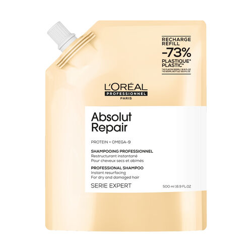 Absolut Repair Shampoo Refill Pouch - NEW 500ML | L'Oréal Partner Shop