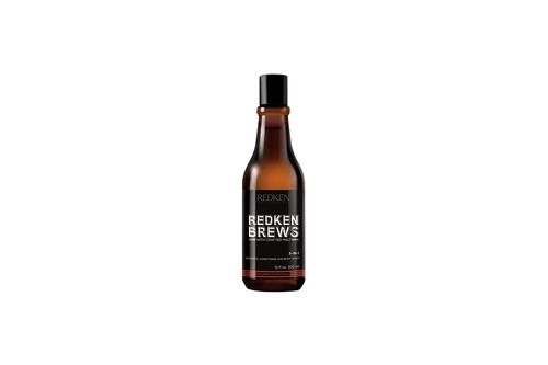 Brews 3-In-1 Shampoo, Conditioner And Body Wash - Redken Mens | L'Or&eacute;al Partner Shop