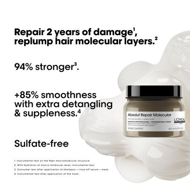 Absolut Repair Molecular Rinse-Off Mask - L'Oréal Professionnel | L'Oréal Partner Shop