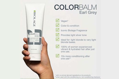 ColorBalm Earl Grey Color Depositing Conditioner - Biolage Retail | L'Oréal Partner Shop