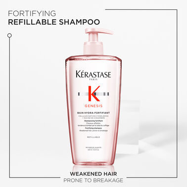 Genesis Bain Hydro-Fortifiant Shampoo For Weakened Hair Prone To Breakage - AU 500ml Bain Launch Parcel salons | L'Oréal Partner Shop