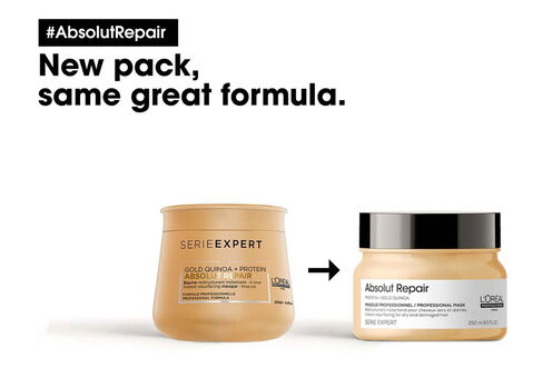 Absolut Repair Resurfacing Mask - L'Oréal Professionnel Hair Care | L'Oréal Partner Shop