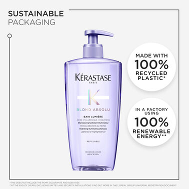 Blond Absolu Bain Lumiére Shampoo For Lightened and Highlighted Hair - AU 500ml Bain Launch Parcel salons | L'Oréal Partner Shop