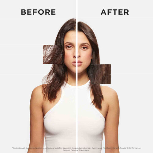 Genesis Bain Hydro-Fortifiant Refill Shampoo Pouch For Weakened Hair Prone To Breakage - AU 500ml Bain Launch Parcel salons | L'Oréal Partner Shop