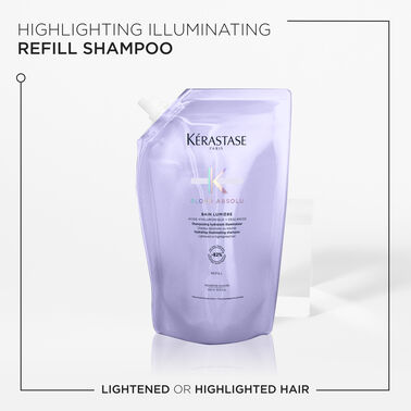 Blond Absolu Bain Lumiére Refill Shampoo Pouch For Lightened and Highlighted Hair - AU 500ml Bain Launch Parcel salons | L'Oréal Partner Shop