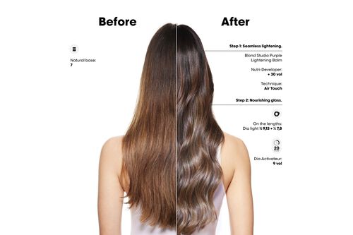 Blond Studio Purple Lightening Balm Bonder Inside - Blond Studio Opening Parcel | L'Oréal Partner Shop