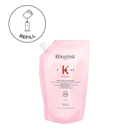 Genesis Bain Hydro-Fortifiant Refill Shampoo Pouch For Weakened Hair Prone To Breakage - AU 500ml Bain Launch Parcel salons | L'Oréal Partner Shop