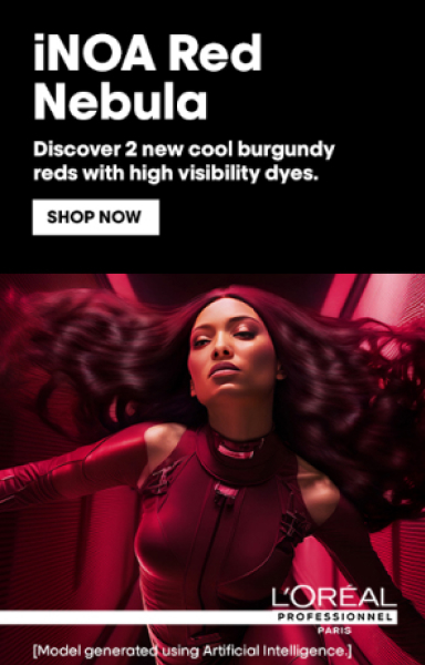 Red Nebula PLP Banner | L'Oréal Partner Shop