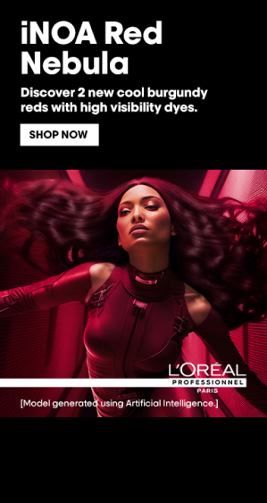 Red Nebula PLP Banner | L'Oréal Partner Shop